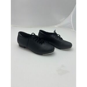 Theatricals T9500 Black Lace Up Tap Shoes Dance Size 4.5